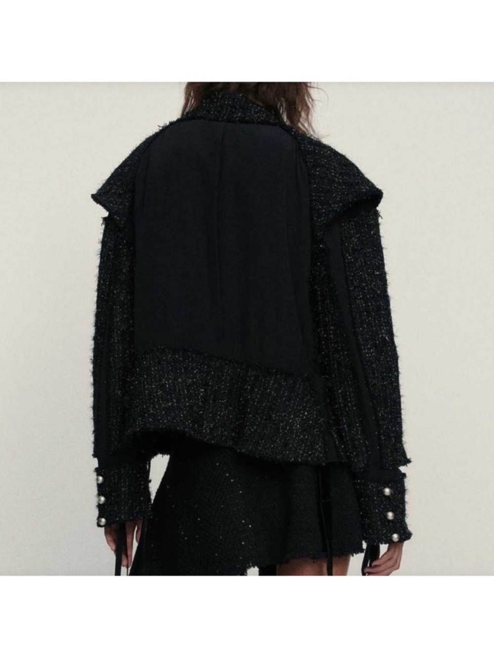 Zara Limited Edition Textured Metallic Tweed Soft Cardigan
Blazer Jacket no belt - Picture 4 of 7